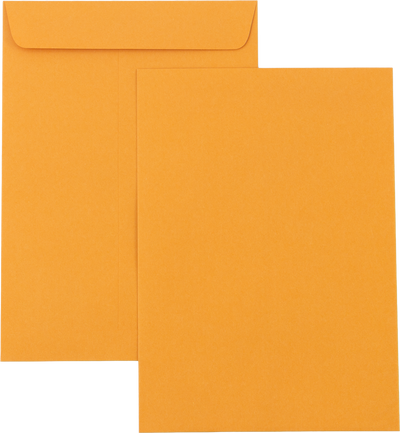 7 1/2 x 10 1/2 Open End Envelopes - Brown Kraft 28lb