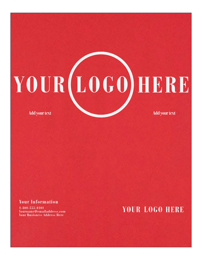 Ruby Red 130lb 8 1/2 x 11 Cardstock