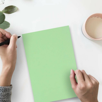 Mint Green 130lb 8 1/2 x 11 Cardstock