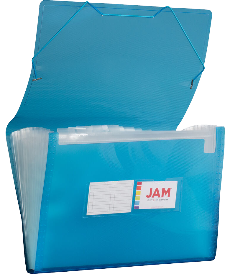 Blue Legal Size 10x15 13 Pocket Expanding File - 419EX13BU - Envelopes