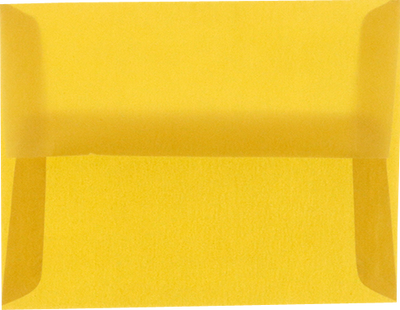 Gold Translucent 30lb A10 Invitation Envelopes (6 x 9 1/2)