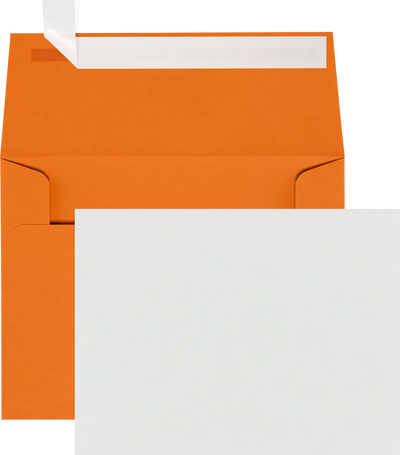 Bright Orange A2 Stationery Set - 25 Pack