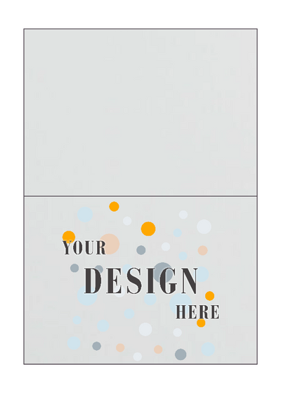 Bright White 80lb Cougar A1 (No Panel) Premium Foldover Cards (3 1/2 x 4 7/8)