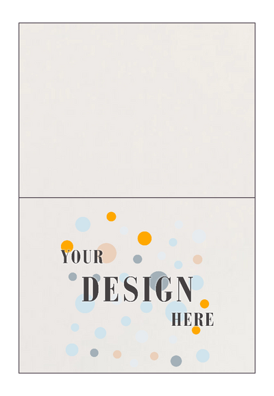 White 65lb A6 Panel Foldover Cards (4 5/8 x 6 1/4)