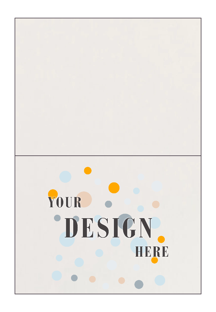 White 65lb A6 Panel Foldover Cards (4 5/8 x 6 1/4)