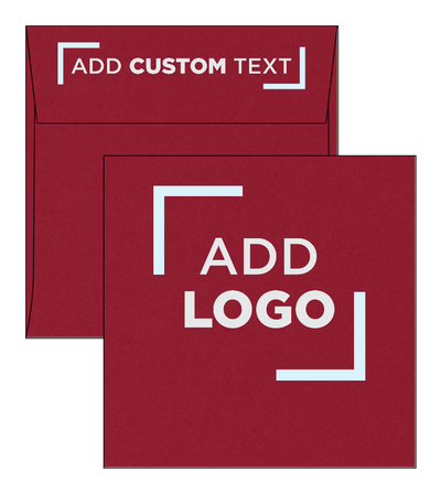 Garnet Dark Red 32lb 6 x 6 Square Envelopes