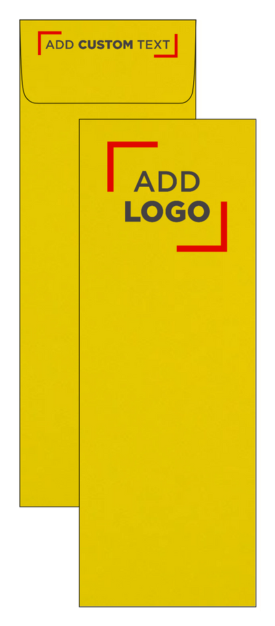 Yellow 24lb #12 Open End Envelopes (4 3/4 x 11)