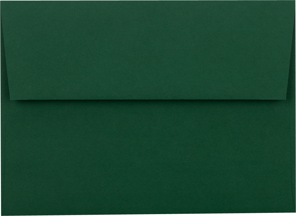Dark Green 28lb A6 Invitation Envelopes (4 3/4 x 6 1/2)