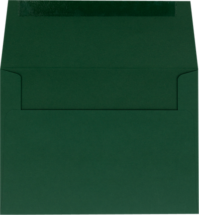 Dark Green 28lb A6 Invitation Envelopes (4 3/4 x 6 1/2)