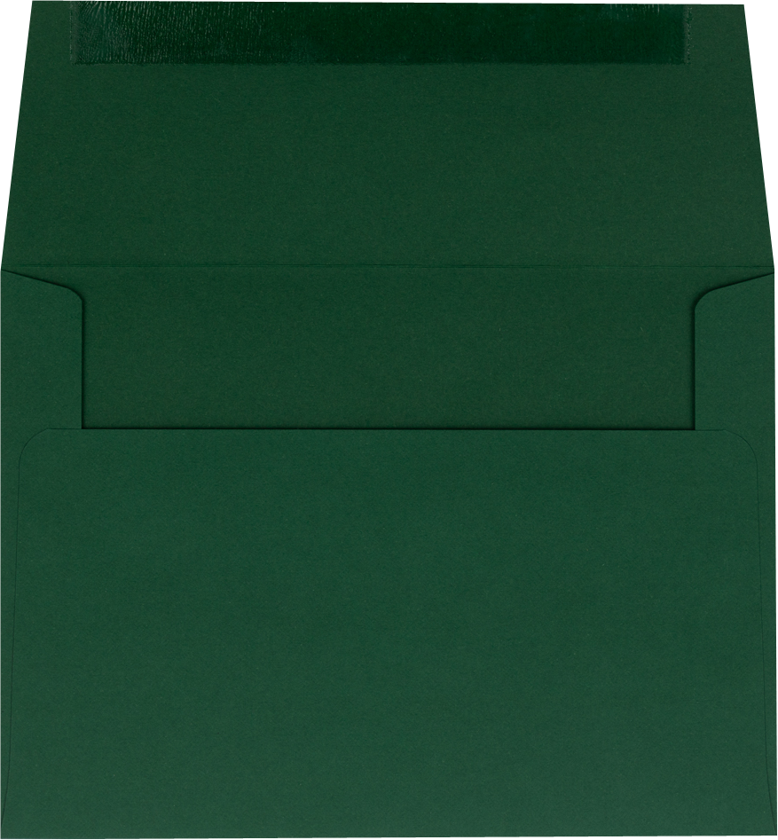 Dark Green 28lb A6 Invitation Envelopes (4 3/4 x 6 1/2)