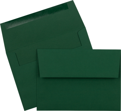 Dark Green 28lb A6 Invitation Envelopes (4 3/4 x 6 1/2)