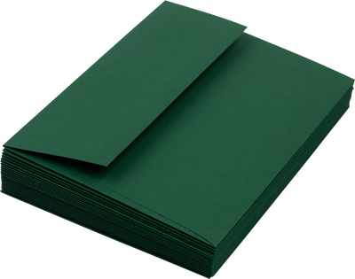Dark Green 28lb A6 Invitation Envelopes (4 3/4 x 6 1/2)