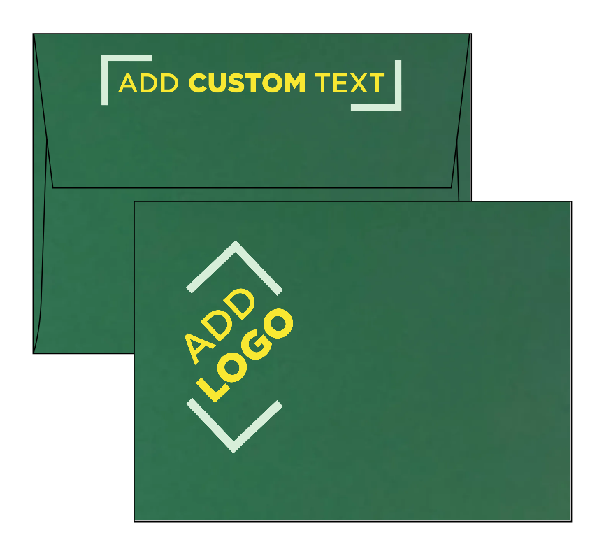 Dark Green 28lb A6 Invitation Envelopes (4 3/4 x 6 1/2)