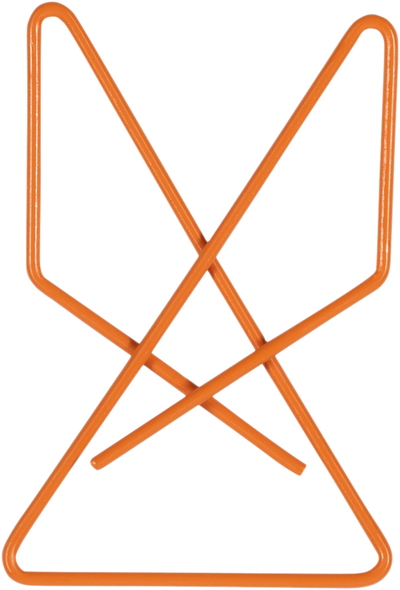 Orange Butterfly Clips - 15 Pack