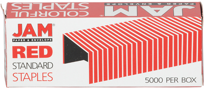 Red Staples - 5,000 Box