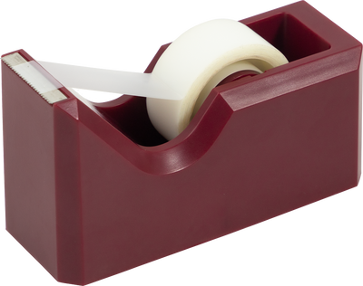 Tape Dispenser - Burgundy