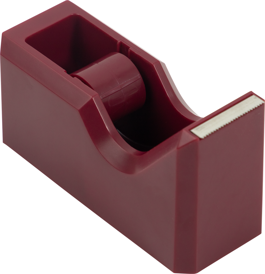 Tape Dispenser - Burgundy