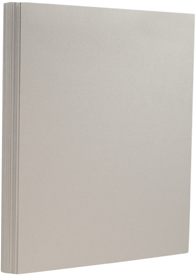 Light Gray 130lb 8 1/2 x 11 Cardstock