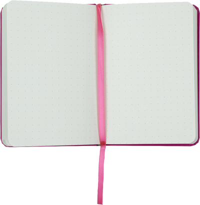 Travel Size 4 x 6 Notebooks (70 Dotted Pages) - Pink Berry
