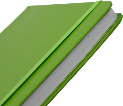 Green Apple Large 5 7/8 x 8 1/2 Notebooks (70 Dotted Pages)