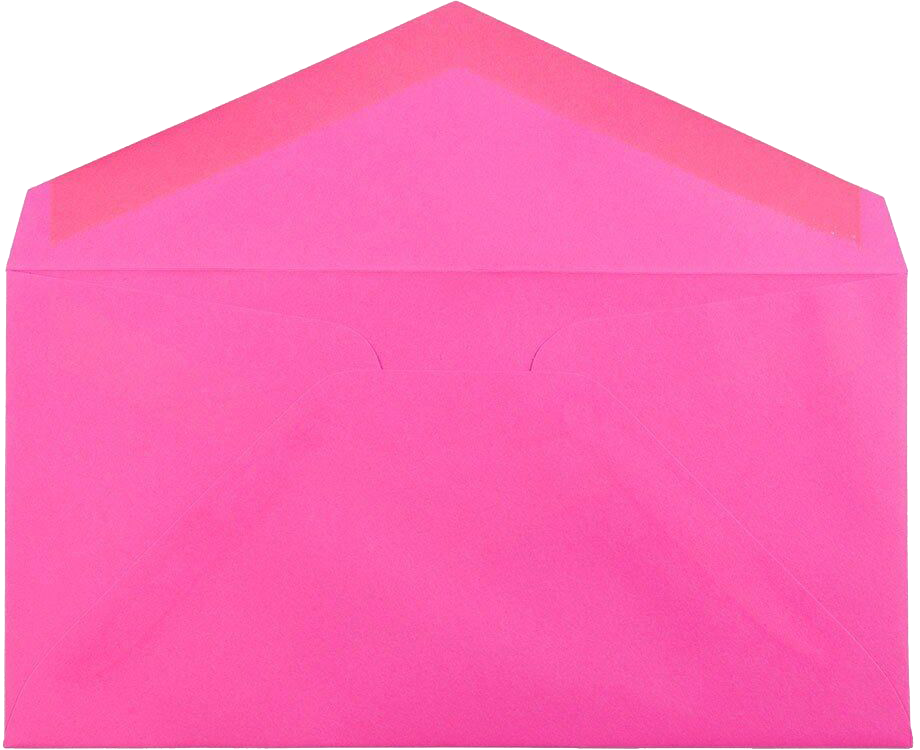 Fuchsia Pink Magenta 24lb 3 7/8 x 7 1/2 Monarch Envelopes