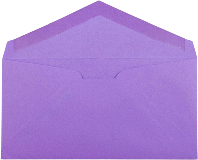Violet Grape Purple 24lb #7 3/4 Monarch Envelopes (3 7/8 x 7 1/2)