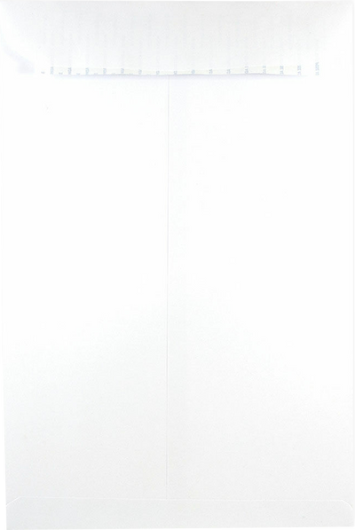 White 28lb 10 x 15 Open End Envelopes with Peel & Seal