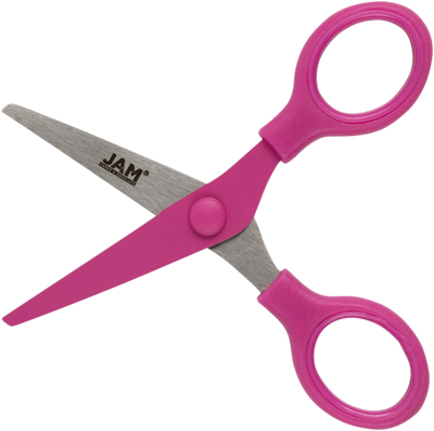 Fuchsia Mini Soft Grip Scissors