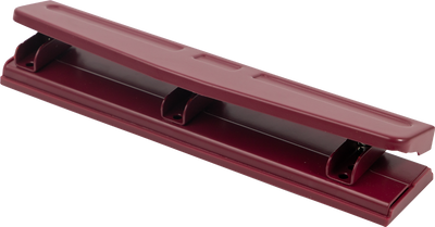 Standard 3 Hole Punch - 10 Sheet Capacity - Burgundy
