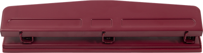 Standard 3 Hole Punch - 10 Sheet Capacity - Burgundy