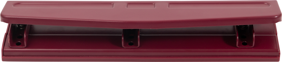 Standard 3 Hole Punch - 10 Sheet Capacity - Burgundy