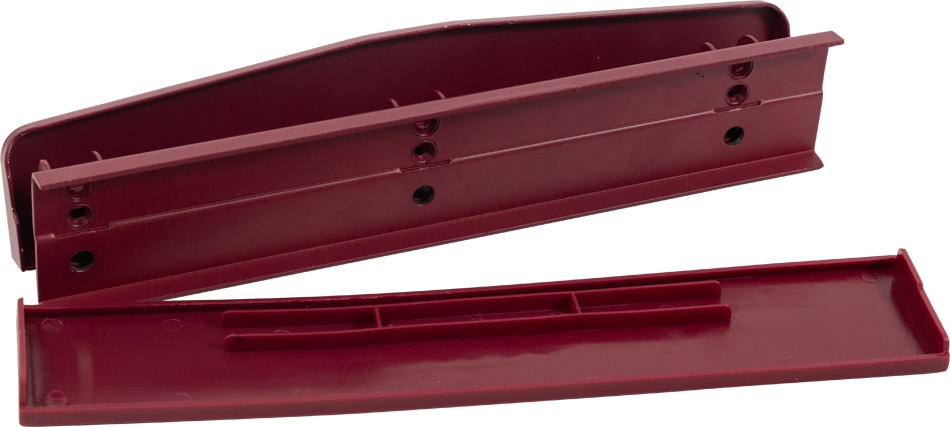 Standard 3 Hole Punch - 10 Sheet Capacity - Burgundy
