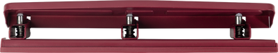 Standard 3 Hole Punch - 10 Sheet Capacity - Burgundy