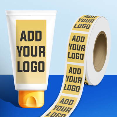 Gold Foil 2 x 3 Inch Roll of Rectangle Labels - Durable with Metallic Finish