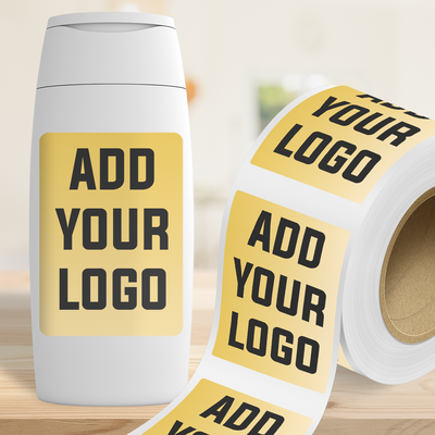 Gold Foil 4 x 6 Inch Roll of Rectangle Labels - Durable with Metallic Finish