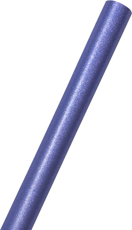 Violet Blue Glitter Wrapping Paper with Tape with Double-Sided Tape Set (25 Sq Ft)