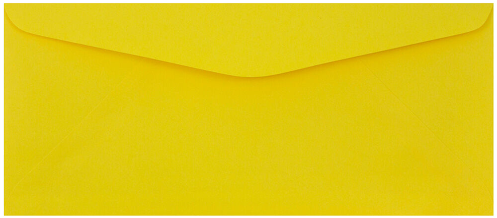 Yellow 24lb #9 Regular Envelopes (3 7/8 x 8 7/8)