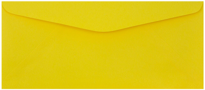 Yellow 24lb #9 Regular Envelopes (3 7/8 x 8 7/8)