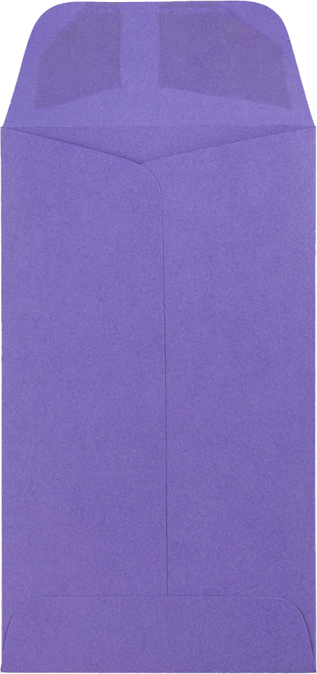 Violet Grape Purple 28lb #6 Coin Envelopes (3 3/8 x 6)