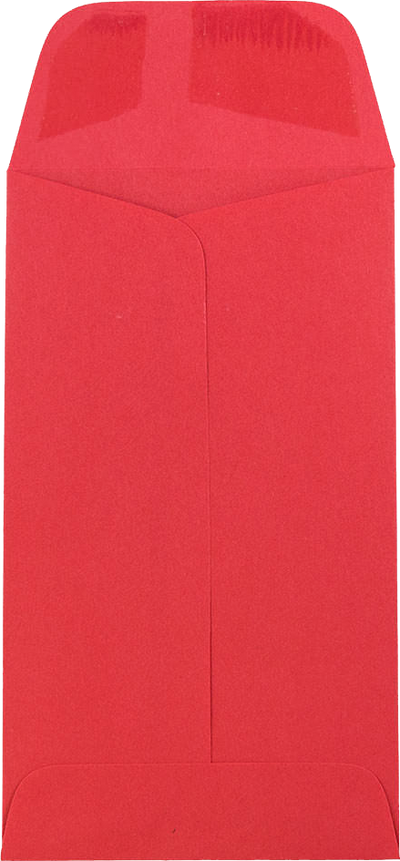 Red 24lb #6 Coin Envelopes (3 3/8 x 6)