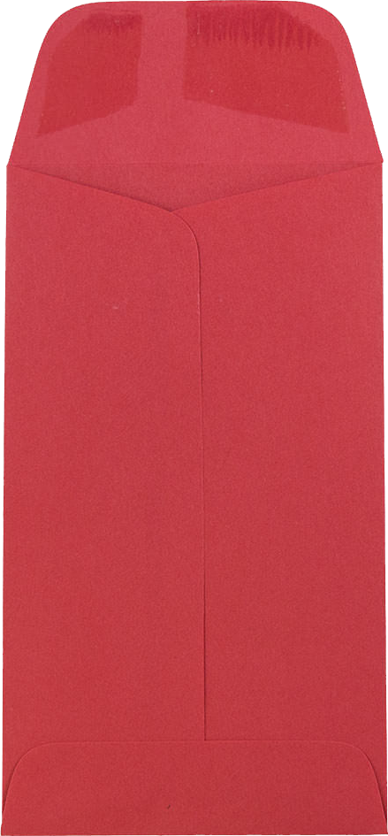 Red 24lb #6 Coin Envelopes (3 3/8 x 6)