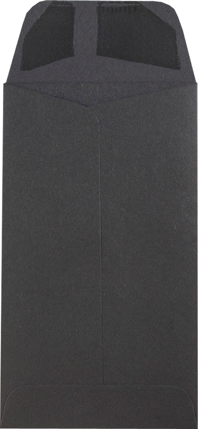 Smooth Midnight Black 32lb #6 Coin Envelopes (3 3/8 x 6)