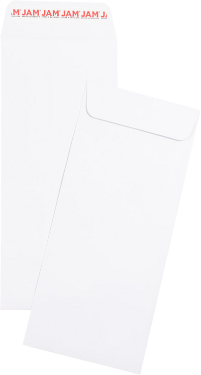 White 28lb #14 Open End Envelopes (5 x 11 1/2) with Peel & Seal