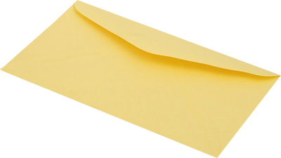 Pastel Canary Yellow 24lb #6 3/4 Regular Envelopes (3 5/8 x 6 1/2)