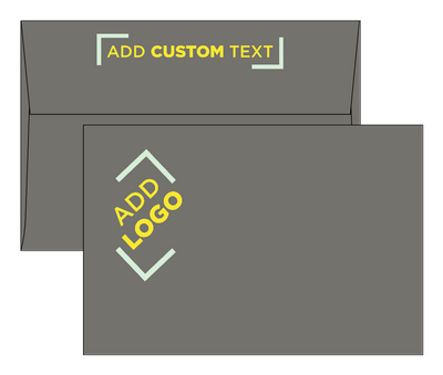 Dark Smoke Gray 28lb A8 Invitation Envelopes (5 1/2 x 8 1/8)