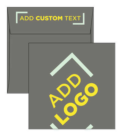 Dark Smoke Gray 24lb 6 x 6 Square Envelopes