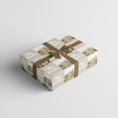 Custom Print Wrapping Paper 29 1/4" x 7' (17 Sq Ft) White Matte