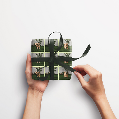 Custom Print Wrapping Paper Sheets 20" x 28" White Glossy - 5 Pack