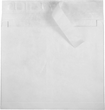 White 14lb 12 x 16 x 2 Open End Envelopes with Peel & Seal