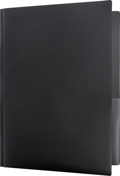9 x 12 Plastic Pop with Clasp Folders - 6 Pack - Assorted Professional